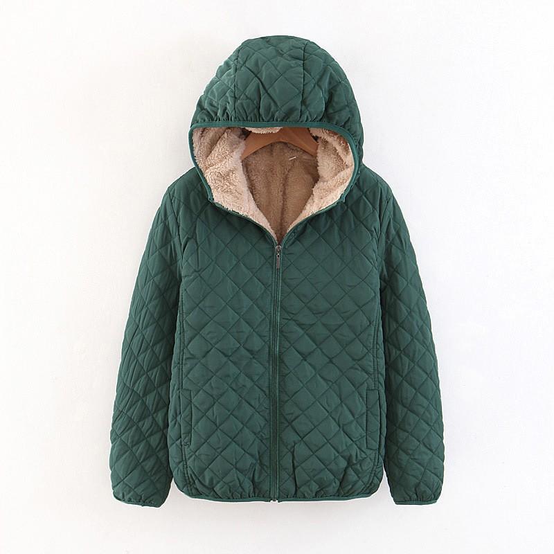 Damen Langarm Reißverschluss Vorne Kapuze Warm Lässige Raglanjacke Mit Taschen Mantel Outwear