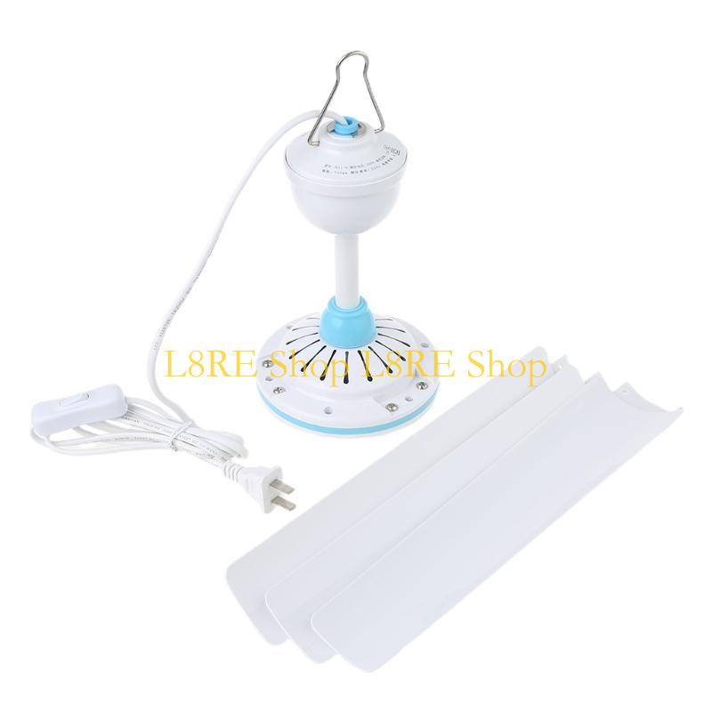 L8RE 220V 15,7 bis 47,2 Zoll Deckenventilator Stiller Elektrischer Hängeventilator für Esszimmer Bett