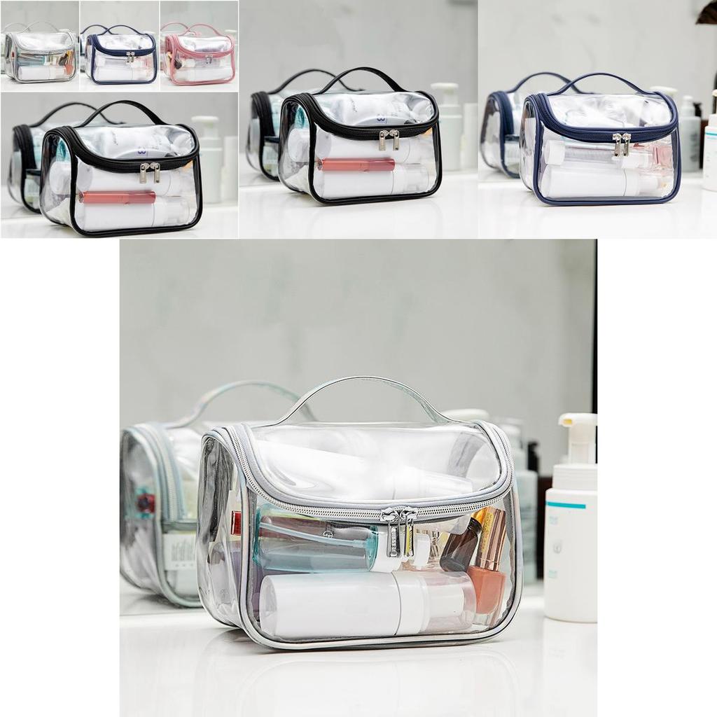 Wasserdichte Transparente Laser Kosmetiktasche mit Hohem Fassungsvermögen für Reisen und Outdoor-Aktivitäten