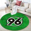 Hannover 96 FC Bedruckter Runder Teppich, Rutschfester Waschbarer Kreis-Teppich für Wohnzimmer Schlafzimmer Spielzimmer, Sportfan Dekoration, Feiertags-Geburtstagsgeschenk
