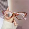Shatar New Cat Eye Emerald Green Reading Glasses For ladies Fashion Ultra Light High-end Prescription Glasses Tide