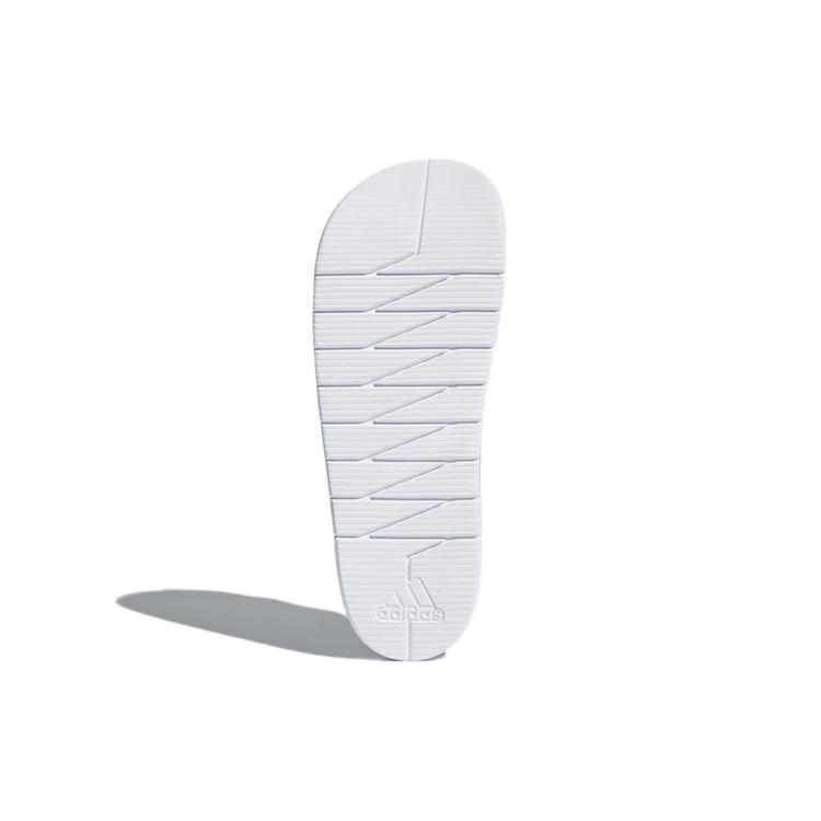 New Adidas Aqualette Cloudfoam Slippers 'Black White' CM7928