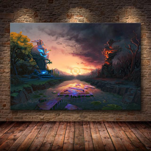 Unframed The Poster Decoration Painting of DOTA2 On HD Canvas Canvas Painting Wall Art Canvas Wall Art Canvas