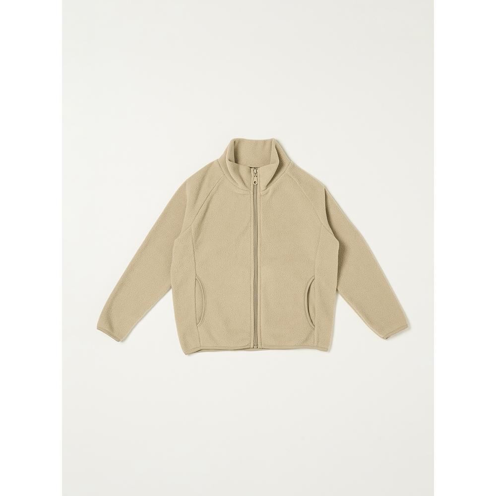 

Daiso [детский] Флисовая куртка на молнии с длинным рукавом 130 Бежевый