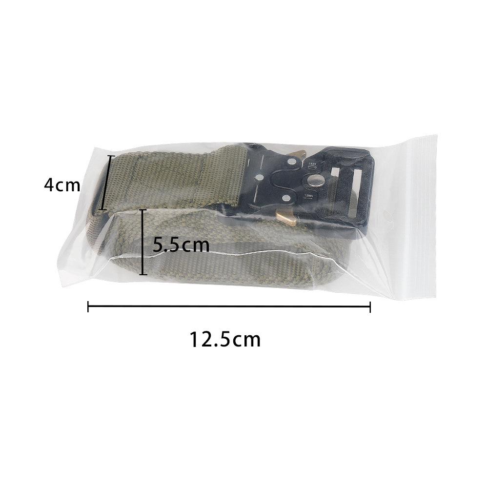 Elastic Tactical Nylon Belt with Alloy Buckle, Popular for Outdoor Use, Customizable Size