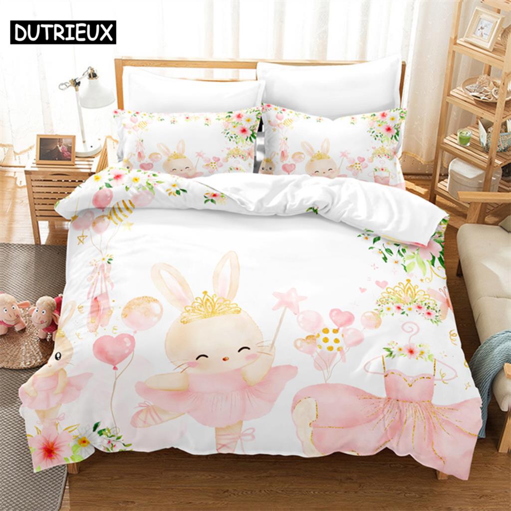 Comforter Cartoon Animals Queen Bedding Set Bedding Digital Printing King Size Bedding Set