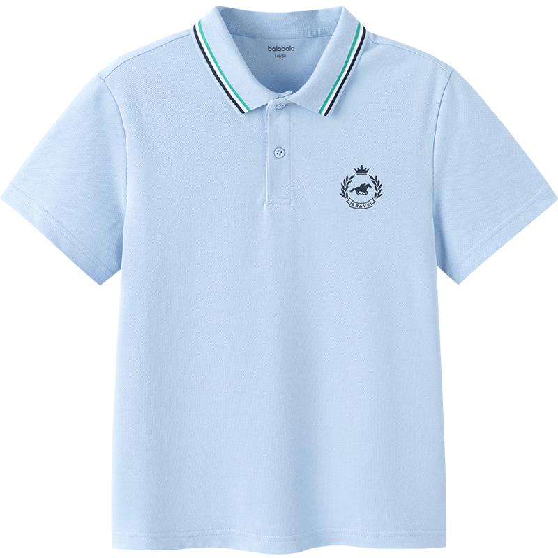 Balabala Boys' Cooling & Breathable Polo T-Shirt