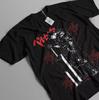 Berserk T-shirt Manga Strip Guts Berserker Armour Anime Black Shirt All Size