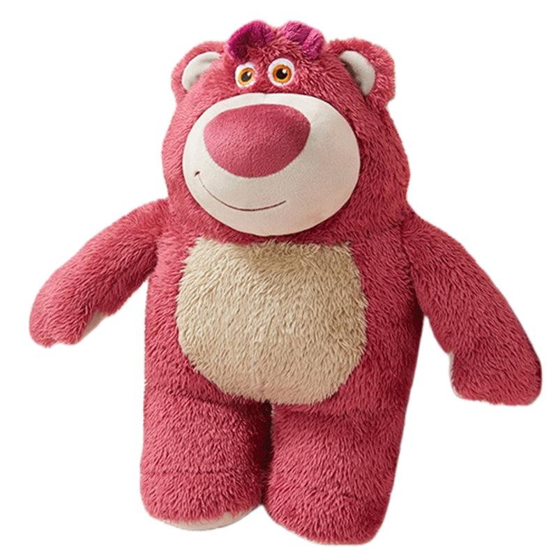 MINISO Pixar Licensed Strawberry Bear Mother-Child Set: Cute Scented Sleep Companion Doll 32-72cm