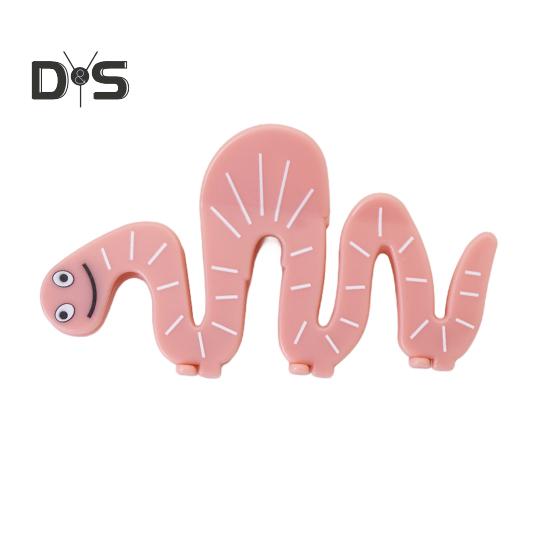 

Заколка для волос в виде розового пластикового смайлика, заколка для волос в форме змеи, противоскользящая заколка для волос в виде головы акулы, аксессуар для волос розовый