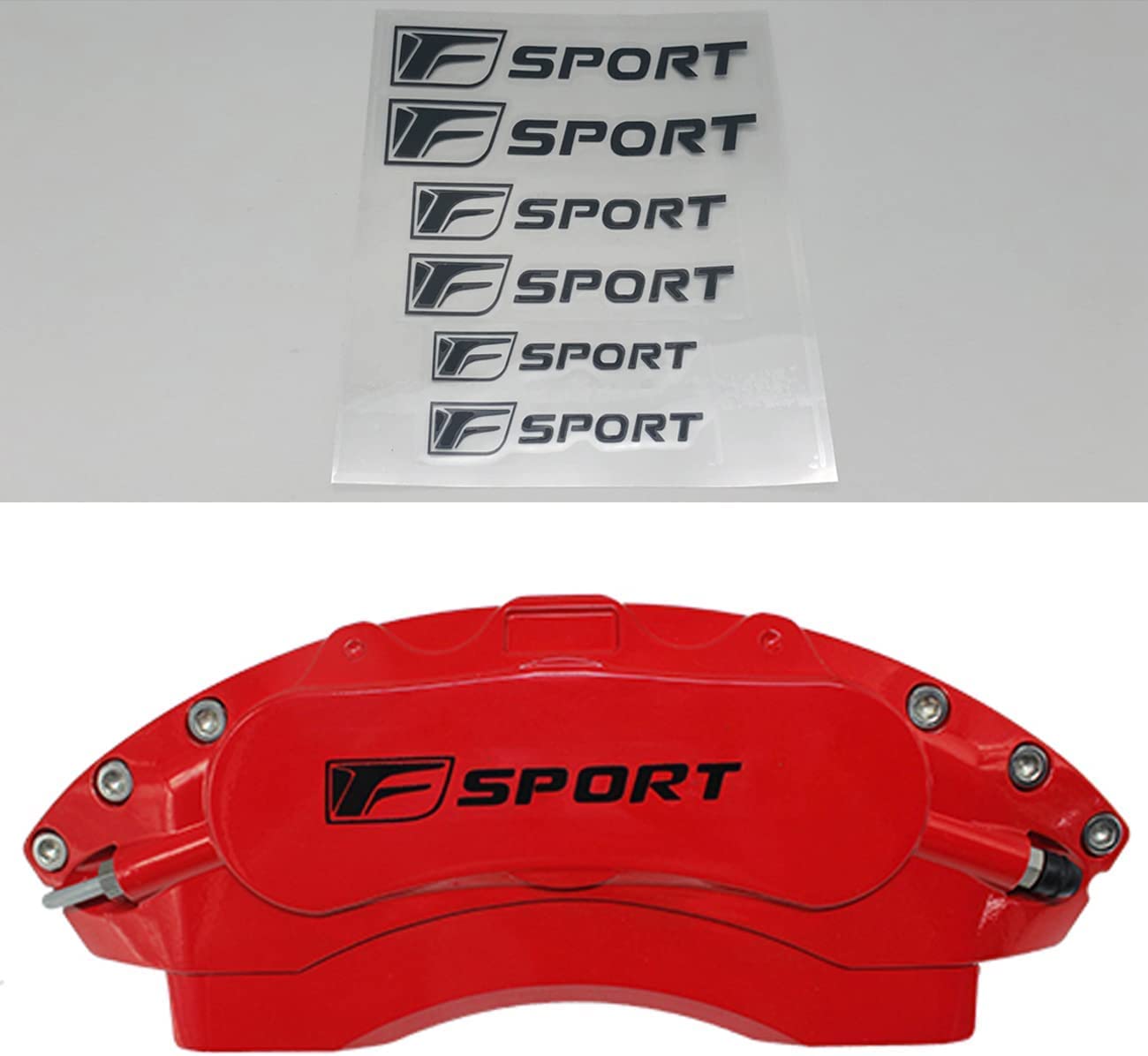 

SPIRIT BEAST Наклейка на суппорт Lexus Крышка тормозного суппорта Наклейка на тормозной суппорт Водонепроницаемая Термостойкая Крутая черная чёрный