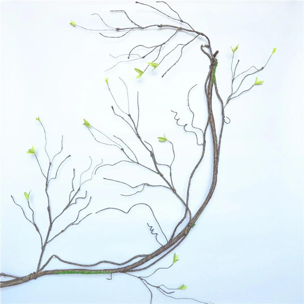 Vacker 90 180CM Bukett Hotell Rotting Trädgrenar Liana Konstgjord Blomma Hem Trädgård Dekoration Dekor Rum