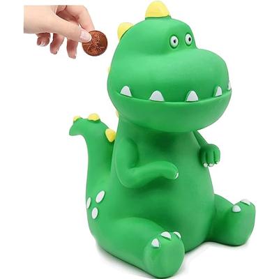 Dinosaur Money Bank, Shatterproof Tyrannosaurus Rex Piggy Bank, First Coin Bank, Gifts for Kids Boys Girls Home Decoration