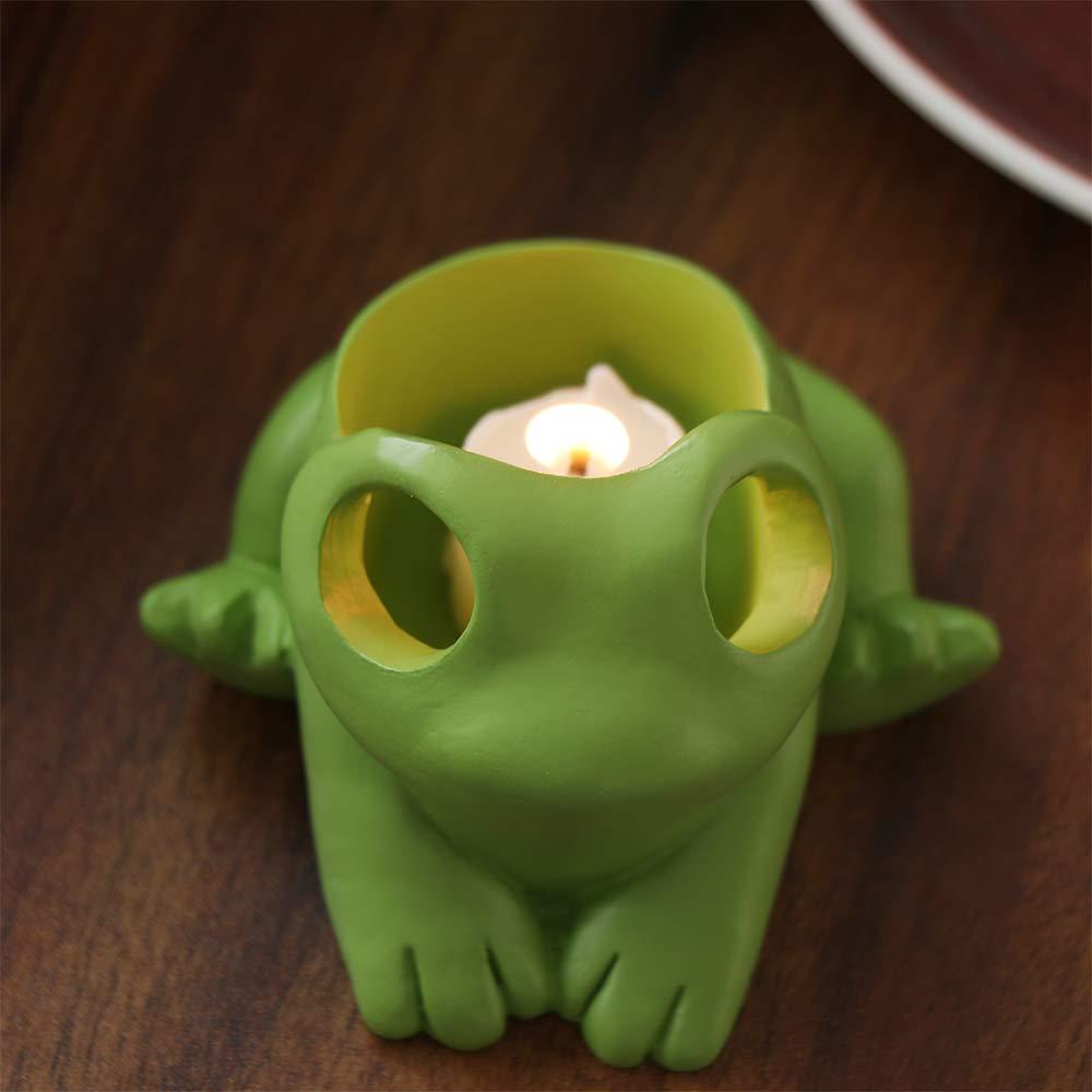 Funny Frog Candle Holder Cute Scented Candles Durable Tea Light Candle Stand Kitchen Accessories