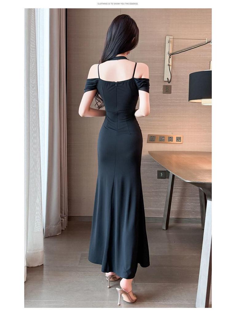 New Style Women's High-End Banquet Dress - Sexy Slimming & Soft Technician Workwear