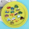 Simulation Cars 3 Cream Glue Phone Case Resin DIY Storage & Stationery Box with Refrigerator Stickers.