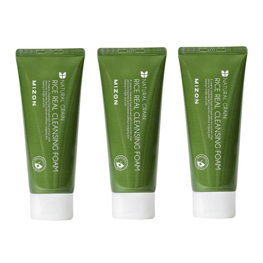 Mizon Rice Real Cleansing Foam 150m (3 Options)