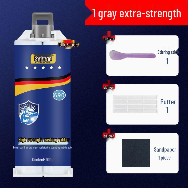 

Высокотемпературный водостойкий металл и радиатор ремонтный сварочный клей 50g Casting Glue [1 piece] with Tools