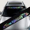 Seven-Color Car Front and Rear Windshield Sunshade Sticker Film