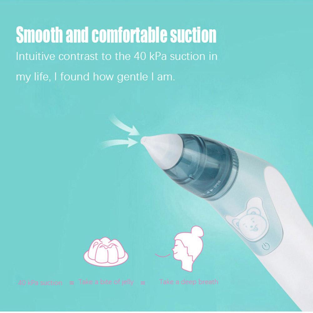 Baby Electric Nose Aspirator Household Portable Newborn Infant Earwax Nose Cleaner Sucker