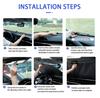Our Car Windshield Sun Shade is Made of High-hardness Alloy and Heat-insulated Coating, Blocking