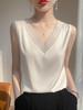2025 Women's V-Neck Ice Silk Camisole - Summer Mesh Base Layer Top