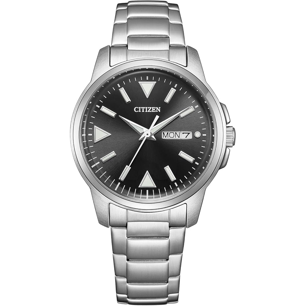 Citizen Eco-Drive BM8180-62E Men s Watch Solar Powered Waterproof Black Silver Business Date Luminous