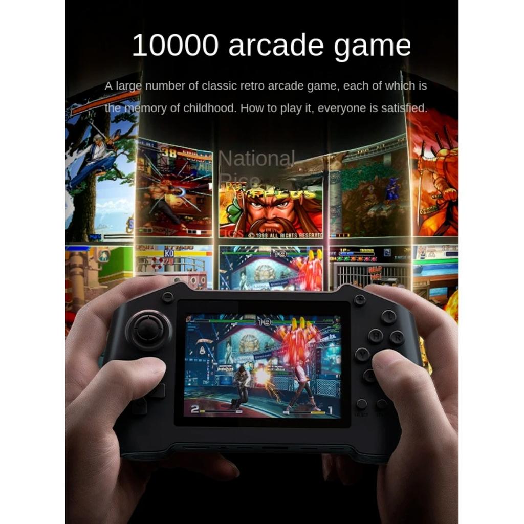 DY14 Arcade Game Machine, 3.5 Inch, Treasure Charging, Portable, Mobile Power Comes with Two-Wire Game Power Bank