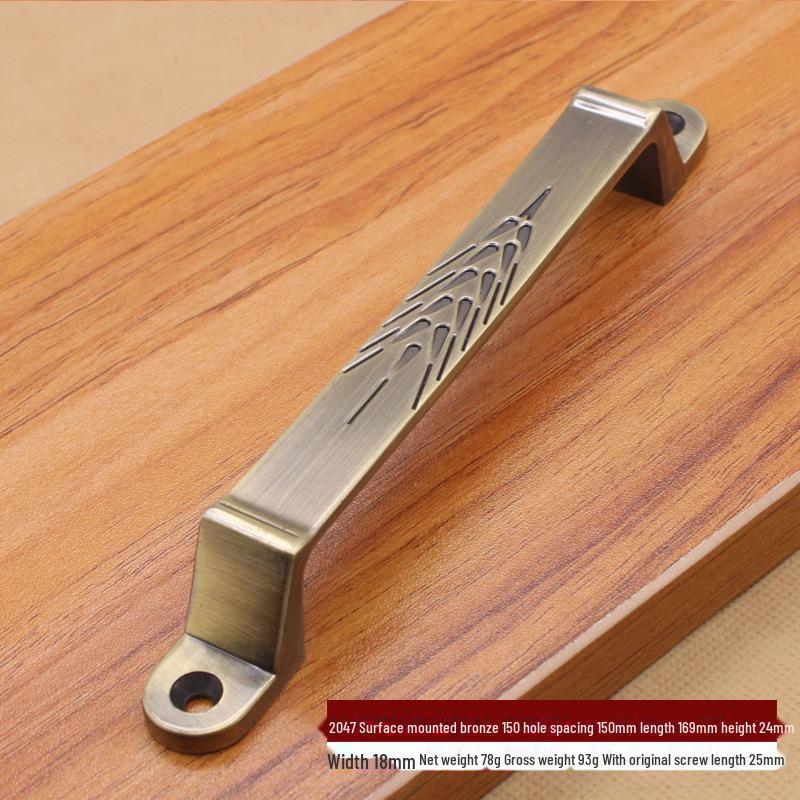 

Европейская антикварная ручка для ящика из медно-цинкового сплава, расстояние между отверстиями 120 мм и 150 мм