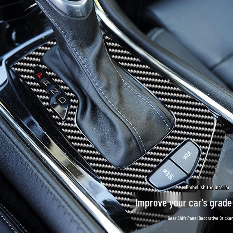Cadillac ATS Carbon Fiber Interior Gear Console Sticker Decor