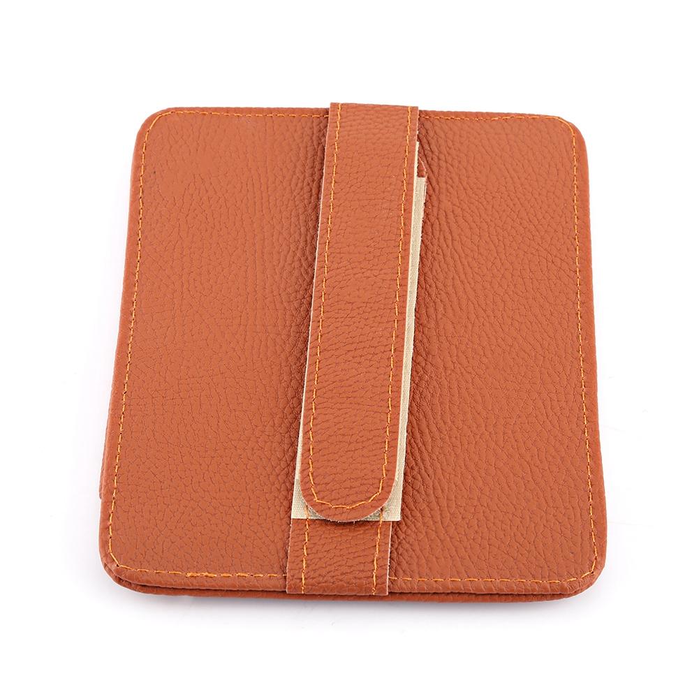 Auto Car Sun     Pouch Bag Card Storage Glasses Holder Clip Black