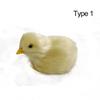 Mini Scene Model Home Decoration Easter  Chick Simulation Furry Chicken Lifelike Bird