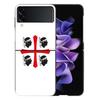 Flag of Sardinia Phone Case For Samsung Z Flip 6 7 5G Galaxy Z Flip 5 4 3 5G Cases Shockproof Hard Cover TPU
