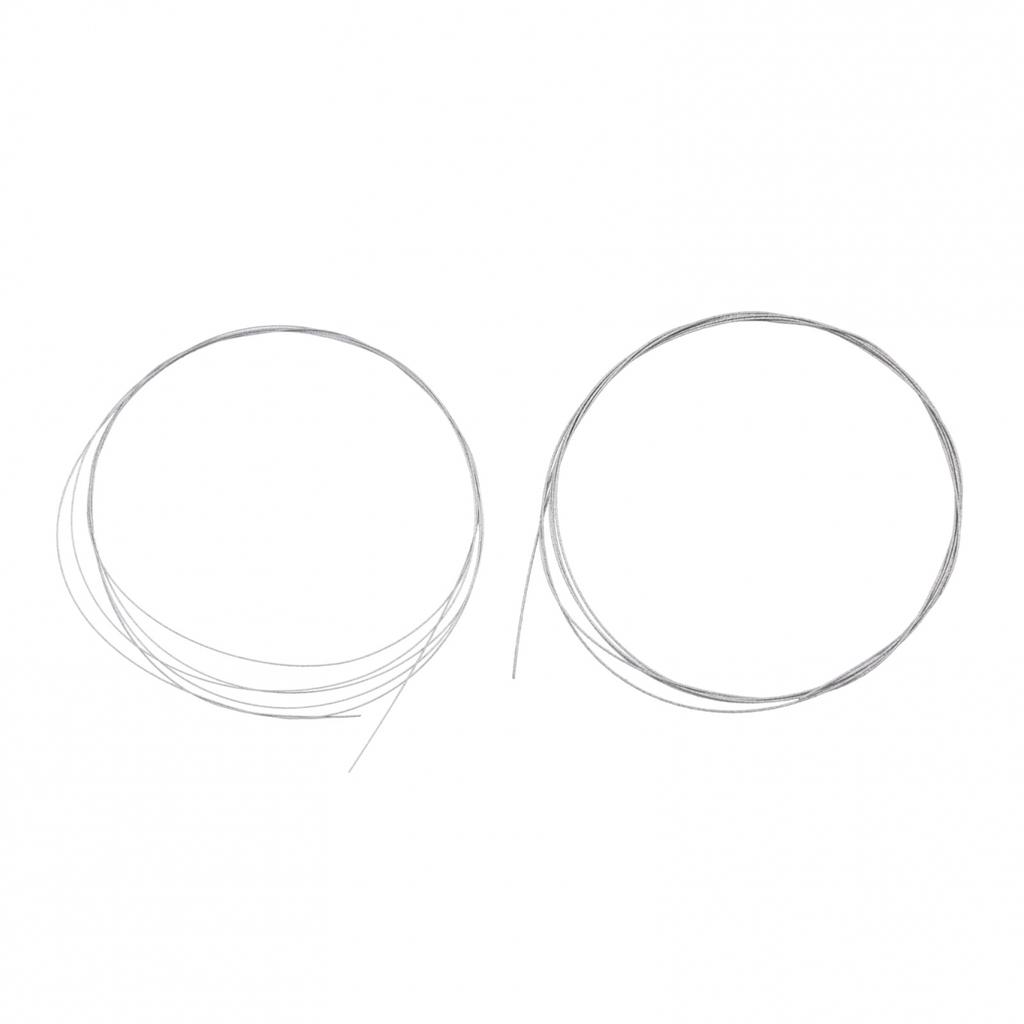 1M Length Saw Blades 2pcs Set Diamond Single-line 0.26mm/0.37mm