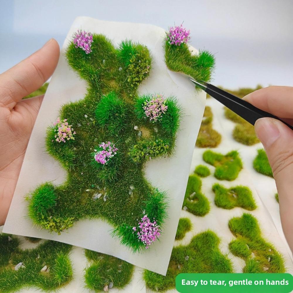 Realistic Miniature Landscape Lawn Model Natural Look Static Grass Cluster  Building Models