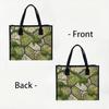 Moss Cracked Stone Print Large Capacity Daily Tote Bag for Women Casual Outdoor Shopping Travel Handbag