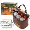 6pcs/Set Spice Sauce Condiment Bottle BBQ Camping Outdoor Picnic Pepper Jar Ketchup Seasoning Pot Container Kitchen Tool Portabl