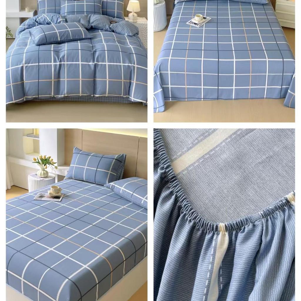 Pure Cotton Bedding Sets: Duvet Covers, Enclosed Fitted Sheets, Bed Sheets, Bed Covers - Sterile & Healthy Options In 2, 3, or 4 Piece Sets.