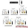 2pcs, 2D FLAT PRINTING Curtains (Without Rod) Bunny Celebration Popular Curtain Fabric Machine Washable Fabric Curtains