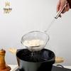 Stainless Steel Flat Bottom Noodle Skimmer Spoon Strainer Sieve for Kitchen Use