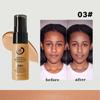 New Waterproof Liquid Foundation Oil-Control Matte Face Foundation Cream Creamy Texture Full Coverage Foundation Concealer Cream