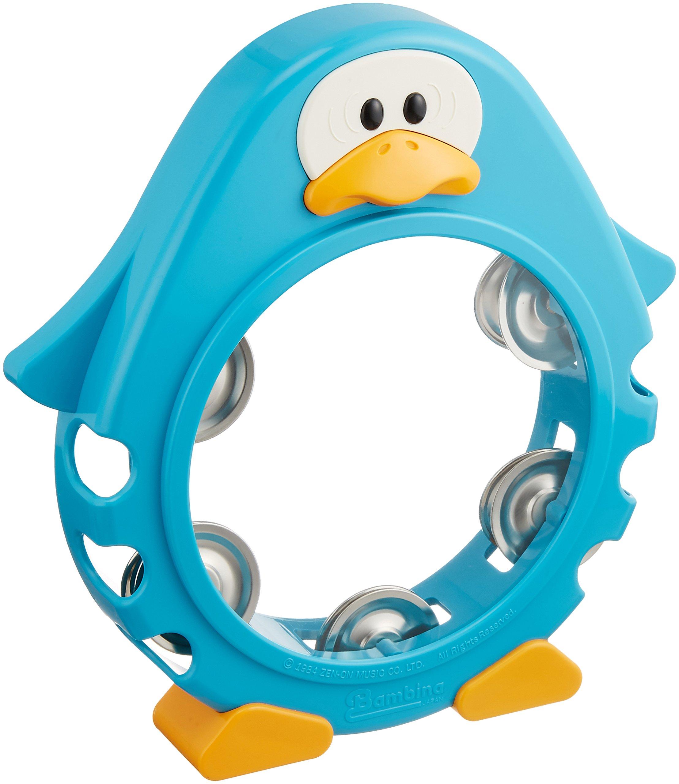 

Zenon Bambina Tambourine Penguin Blue Made in Japan BTB-PEBL