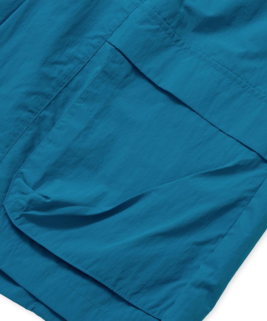 BROWNBREATH Tag Nylon Pocket Shorts - Blue