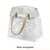 Kristalltasche Luftbefeuchter 300ML USB Wiederaufladbar Aroma Diffusor Ätherische Öle Farblichte Nebelsprüher für Zuhause Schlafzimmer Geschenk
