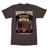 Worship Coffee Der Dunkle Lord Lustiges Herren-T-Shirt