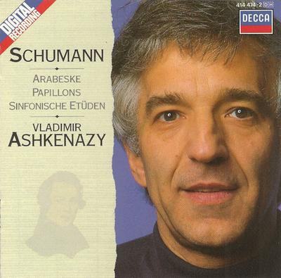 CD ROBERT SCHUMANN - VLADIMIR ASHKENAZ - Arabeske / Papillons / Sinfonische  4144742 Decca 1987 Japan Classical Used