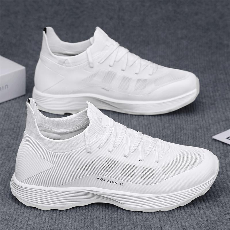 Fashion Ultralight Running Shoes Men's Trend Outdoor Walking Shoes Men's Cushioning Jogging Sneakers Casual Sneakers Men's Shoes Black