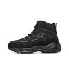 DLites 1.0 Fabric Synthetic Leather Comfortable Versatile Plush High-Top Lifestyle Casual Shoes Women Sneaker Black 168026-BKSL