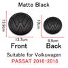 Rsq1 For VW Passat B8 2016 2017 2018 Logo Car Badge Hood Front Grille Rear Trunk Emblem Decoration Accessories Replacement Parts