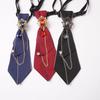 Crystalembellished College Style Shirt Collar With Bow Tie For Adult Formal Wear And Gift